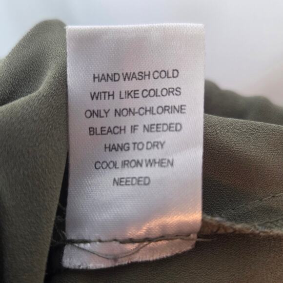 Daniel Rain Olive Utility Vest with Hood Sz 1X - Picture 7 of 7